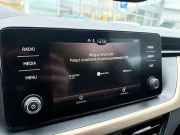 Skoda Scala Hatchback 1.0 TSI 115KM 2019 Skoda Scala 1.0 TSI 115KM StyleLED KameraGrzane FoteleCzujnikiAndroidSalon, zdjęcie 17