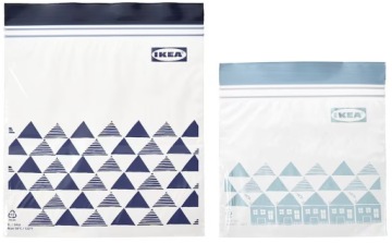 IKEA ISTAD Сумки на шнурке Еда 90шт