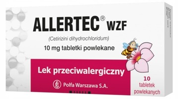 Allertec WZF 10 mg 10 tabletek