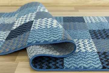 ширина 80 см ДЖИНСЫ RUNNER LUNA Patchwork СИНИЕ