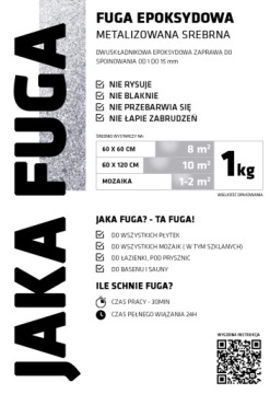 Металлизированная эпоксидная затирка СЕРЕБРЯНЫЙ СЕРЫЙ СЕРЕБРЯНЫЙ