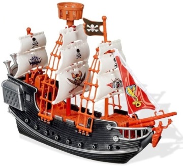 ПИРАТСКИЙ КОРАБЛЬ ПИРАТСКАЯ ЛОДКА + ФИГУРКИ