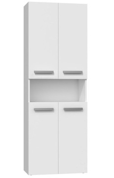 SZAFKA ŁAZIENKOWA NEL DK 2K 60CM - BIEL MAT