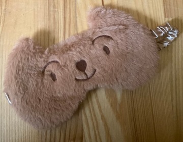 OPASKA na oczy MASKA do SPANIA SNU RELAKSU MASECZKA miś misiek misio plusz