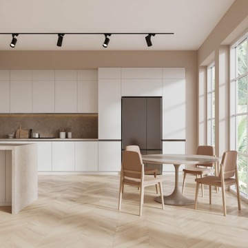 Трехфазное освещение 2м + 2м + I разъем + 6 ламп + правый блок питания