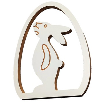 Zając w jaju na Wielkanoc święta wielkanocne ozdoba świąteczna easter egg