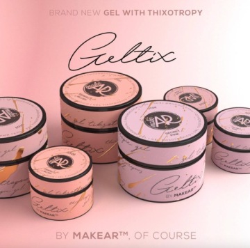 Гель для наращивания Makear Geltix 50 мл GT02 Secret Pink