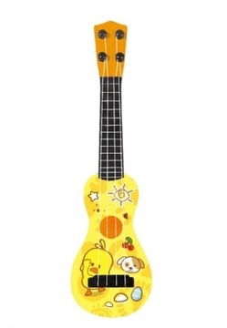 GITARA UKULELE PLASTIKOWA DLA DZIECI 4 STRUNY