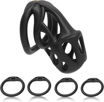 Маленький легкий розовый ремень CNOTY CHASTITY 4 ORINGl