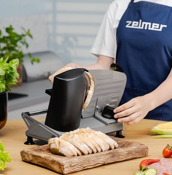 ZELMER ZFS0919 СЛАЙСЕР серебристый/серый 150 Вт ДЛЯ ХЛЕБА ИЗ СТАЛИ