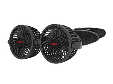 AMiO WIATRAK SAMOCHODOWY WENTYLATOR DO AUTA 12V