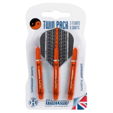 НАБОР БОРОН ДВОЙНОЙ ВАЛ SUPERGRIP + ПЕРЬЯ 3 ШТ.