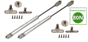 Podnośnik gazowy meblowy 80N DC / GTV - 2 szt