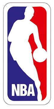 NBA _ naklejka 15cm _ DRUK KOLOR