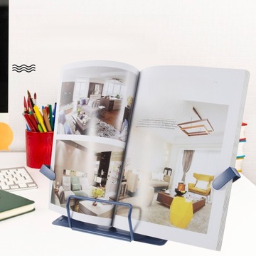 STOJAK NA TEKSTY PÓŁKA Z PRZEPISAMI WIELOFUNKCYJNA KSIĄŻKA KUCHENNA DLA DZIECI BLAT