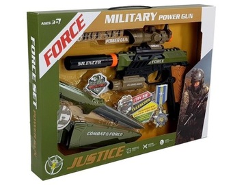 ПИСТОЛЕТ С ГЛУШИТЕЛЕМ ВОЕННЫЙ НАБОР РЕВОЛЬВЕР ЛАЗЕРНЫЙ ПРИЦЕЛ НОЖ МЕДАЛЬ