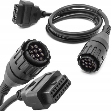 Adapter z OBD2 na wtyk BMW 10 pin do motocykli