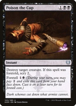 Karta Magic: The Gathering Poison the Cup KHM