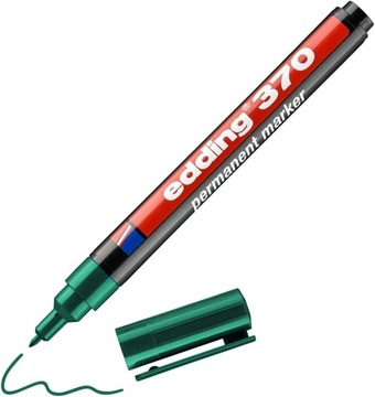 MARKER PERMANENTNY E-370 EDDING, 1MM, ZIELONY