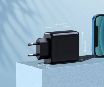 Сетевое зарядное устройство Wemiss CH-A1 USB C 40 Вт PD
