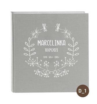 Album tradycyjny 60 s. personalizacja Imię Dziecka