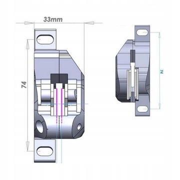 Комплект рычагов гидравлического тормоза MTB Bike