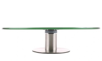 ВРАЩАЮЩАЯСЯ СТЕКЛЯННАЯ ТАРЕЛКА ДЛЯ ТОРТА, 30 СМ