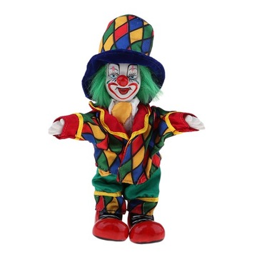 1 sztuka lalka klauna Doll Ciekawy Decor Lalka