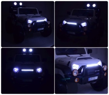 MEGA JEEP 002B ЭКСКЛЮЗИВНЫЙ БЕСПЛАТНЫЙ СТАРТ/HP002B-БЕЛЫЙ