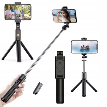 KIJEK DO SELFIE Z LUSTERKIEM TRIPOD STATYW UCHWYT