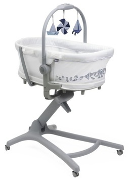 CHICCO BABY HUG PRO WHITE CREAM 5IN1 СТУЛ-ЛЮЛЬКА СТУЛ-КРОВАТКА