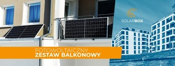 Фотоэлектрический балконный комплект 800 Вт панели SolarBox III