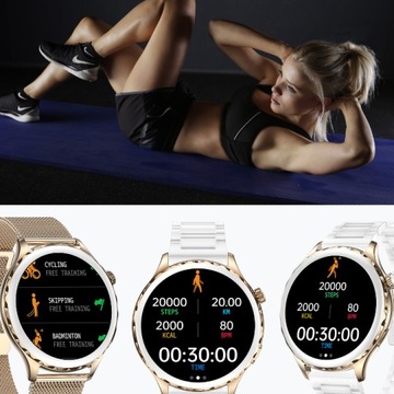 Zegarek damski SMARTWATCH RUBICON ROZMOWY PULS SMS