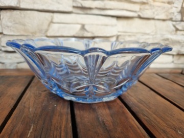 Стеклянные миски, синие тарелки, стеклянная миска, 3 шт.