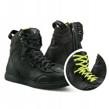 Trampki motocyklowe SHIMA REBEL WP MEN czarne 46