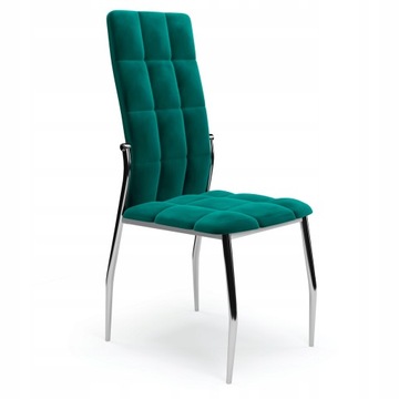 K416 krzesło ciemny zielony velvet HALMAR salon