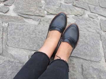 МОКАСИНЫ ИЗ НАТУРАЛЬНОЙ КОЖИ (119cl)36