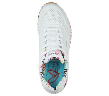 Damskie sneakers Skechers Uno-Loving Love 155506-WHT r.41