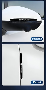 ПРОЧНАЯ ЗАЩИТНАЯ ФОЛЬГА ДЛЯ ДВЕРНЫХ РУЧОК PEUGEOT Наклейки на автомобиль