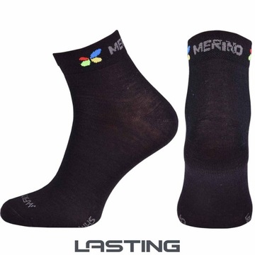 Skarpety sportowe z wełny merynosa merino 42-45