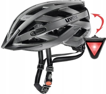 Uvex City I-VO kask rowerowy 52-57 3D + lampka LED