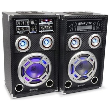 KA06 - zestaw kolumn: aktywna + pasywna USB SD Skytec
