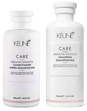 Keune Keratin Smooth шампунь 300мл, кондиционер 250мл