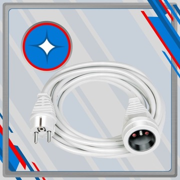 УДЛИНИТЕЛЬ 10м BRENNENSTUHL одинарный БЕЛЫЙ для ДОМА и ОФИСА ГИБКИЙ