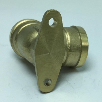 Adapter żeński podwójny kolankowy 90°, męski/żeński, wodny
