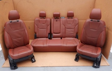 FOTELE KOMPLET FORD EDGE LIFT GRZANE WENTYLOWANE