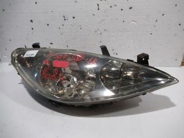 Lampa przód prawa 9641615680 Peugeot 307 01-04