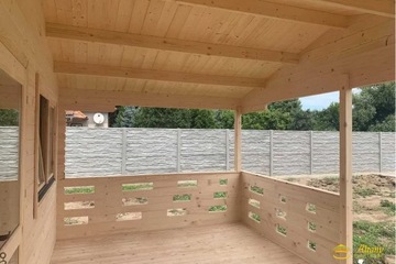 DOMEK Z BALI DREWNIANY OLGA ŚWIERK 44mm PRODUCENT - OBNIŻKA 32%