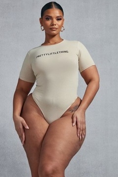 PRETTYLITTLETHING PLUS SIZE BODY BEŻOWE 46 EKC