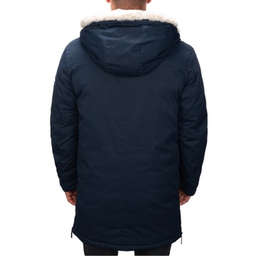 M3123-215 размер XL МУЖСКАЯ ДЛИННАЯ КУРТКА ЗИМНЯЯ МЕХОВАЯ ПАРКА С УТЕПЛЕНИЕМ